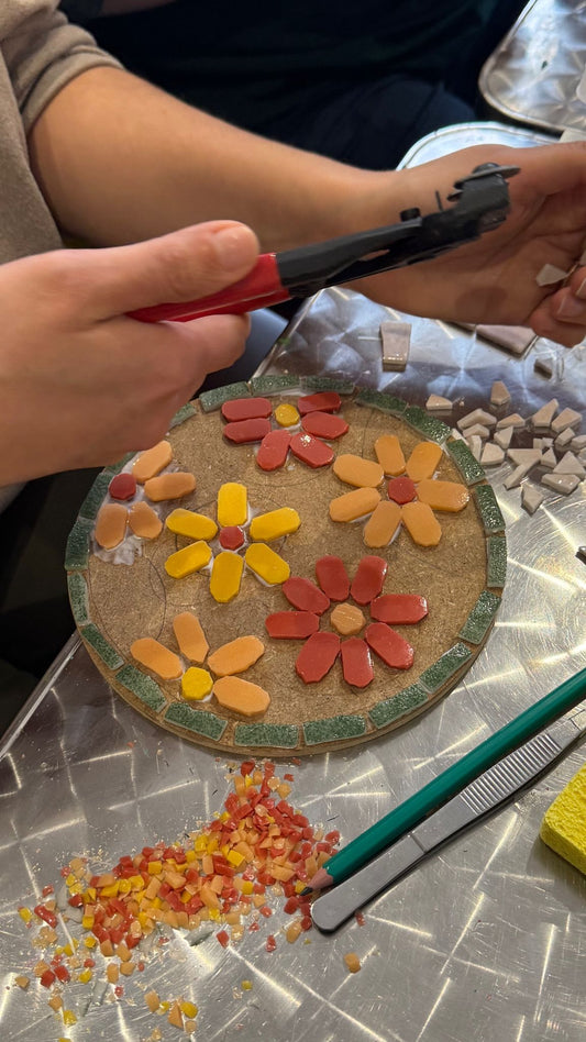 Atelier de mosaïque
