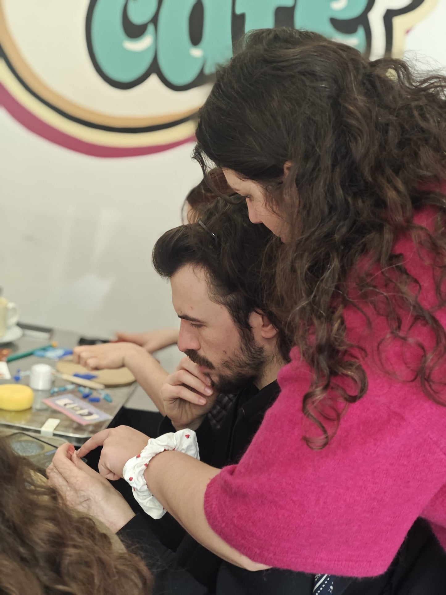 Atelier de mosaïque